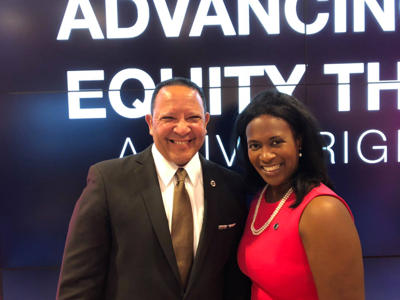 Dr. Cosette Grant-Overton, right, is President/CEO of the Fort Wayne Urban League.