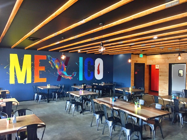 A new mural gives La Fogata a splash of color.