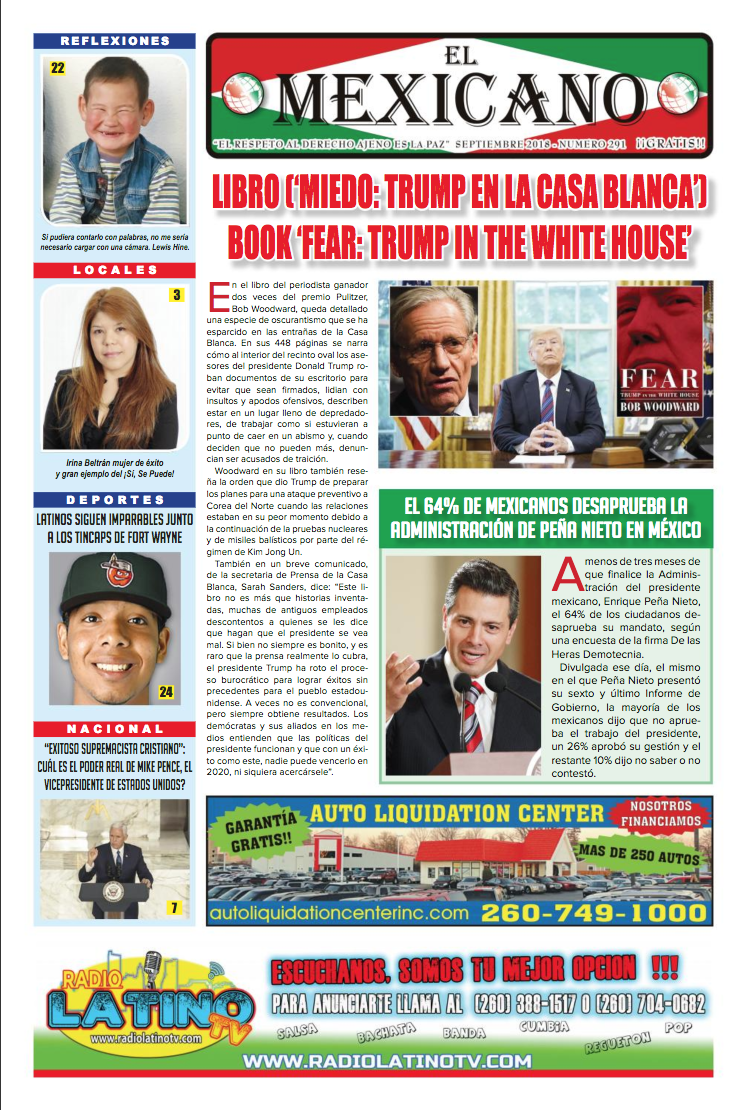 El Mexicano News prints stories in Spanish.