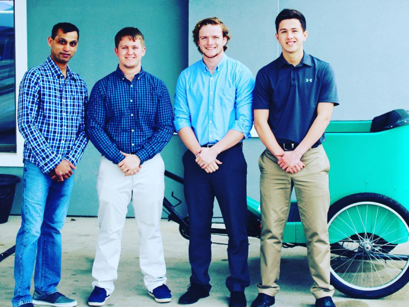 A team of high school students launched Shipshewana Pedicabs through Launch LaGrange.