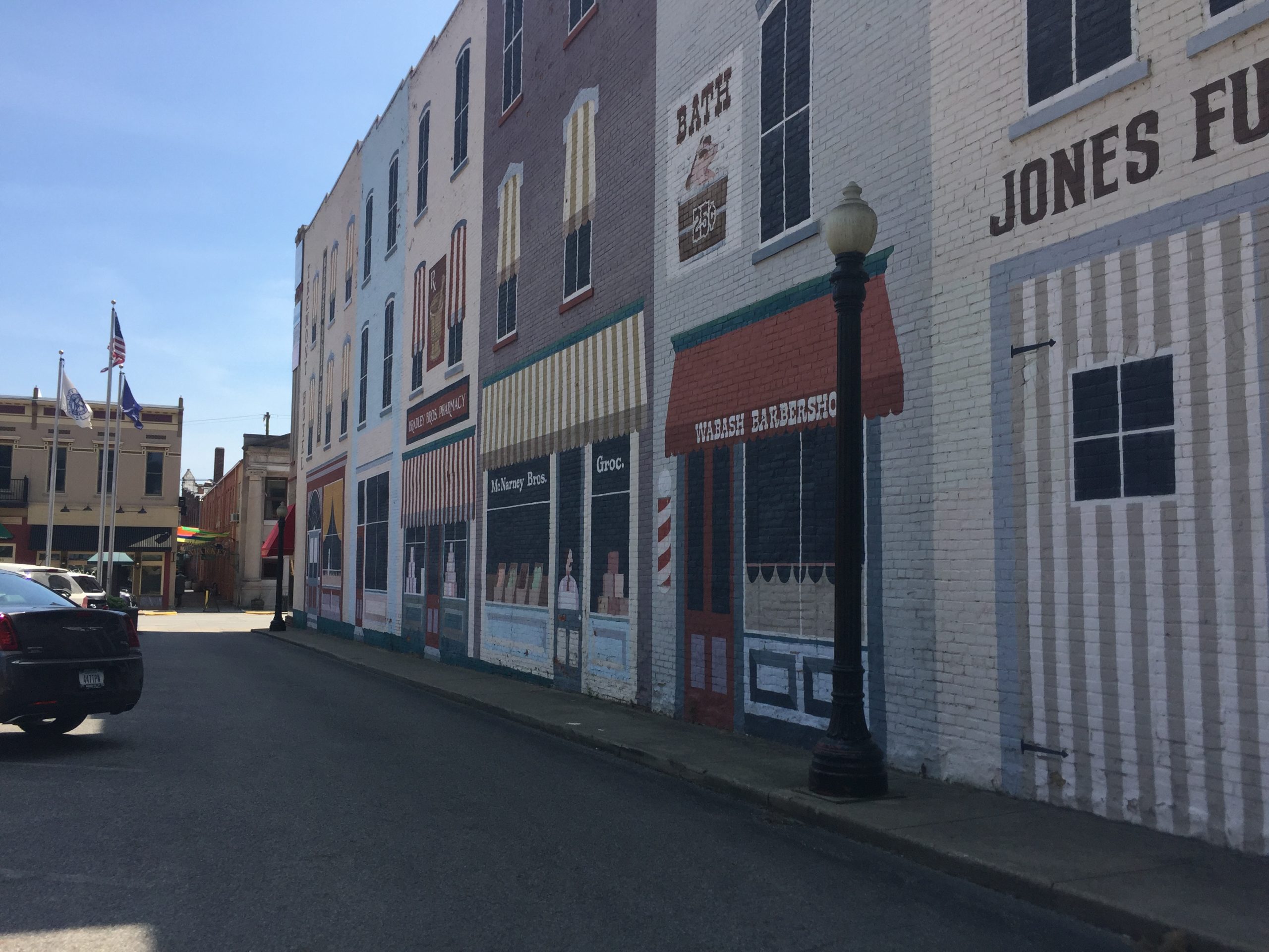 Murals decorate downtown Wabash leading up to Market Way.