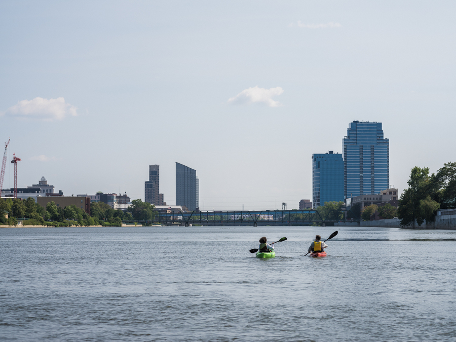 Grand Rapids is making the most of its natural resources, like the Grand River to attract and retain talent. 
