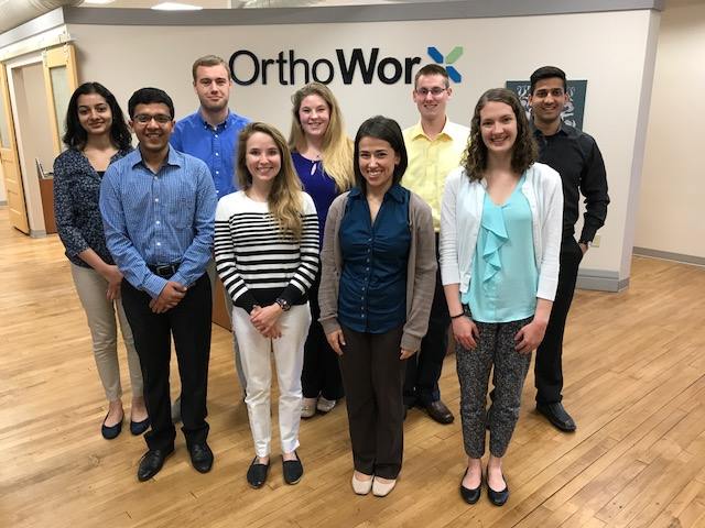 OrthoWorx helps interns get experience in the orthopedic industry.