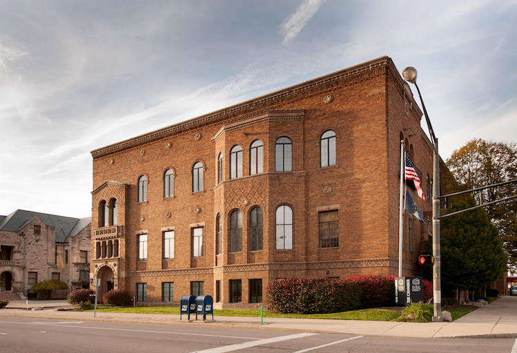 The former Greater Fort Wayne Chamber of Commerce building at 826 Ewing Street.