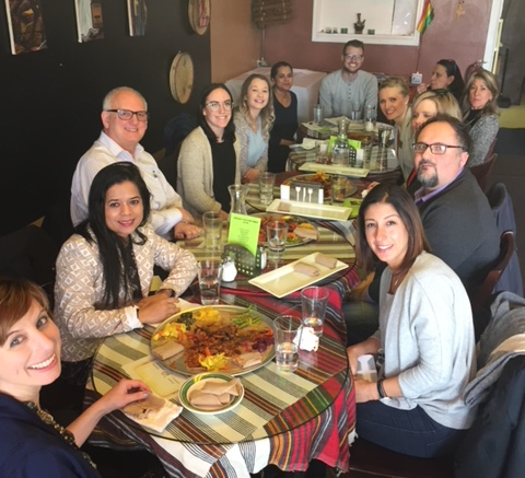 People in northeast Indiana connect and learn from each other at local restaurants like Queen of Sheba.