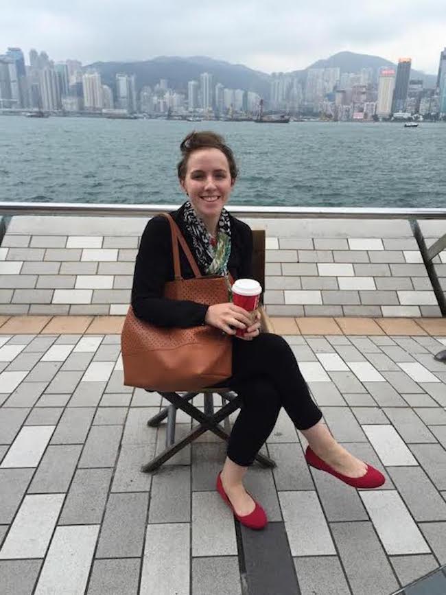 Bermejo says she chose to work in the apparel industry so she could travel.