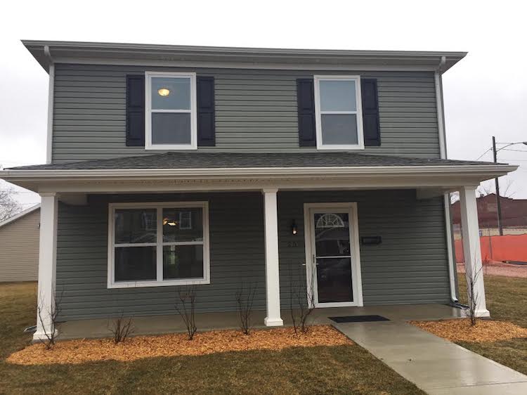 A new four bedroom home is part of the Bottle Works development.