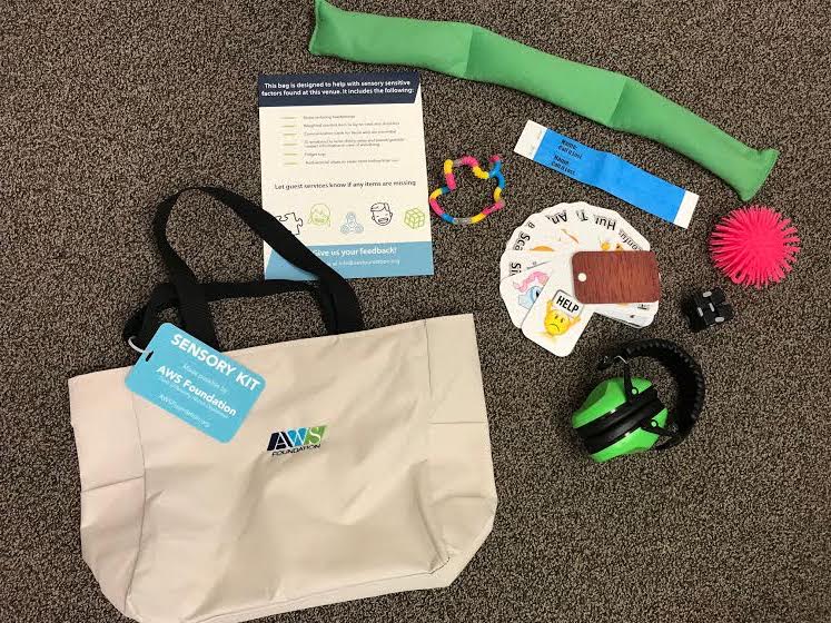 AWS Foundation Sensory Friendly Kit contents.