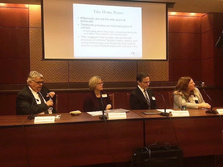 Toscos presented Parkview's findings on teen mental health as part of a four-person panel in Washington D.C.