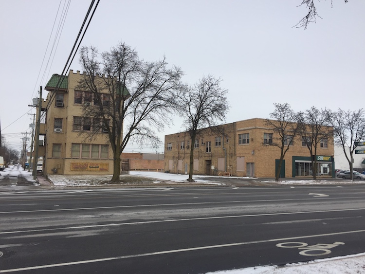 Both buildings are on West Rudisill Boulevard near Calhoun Street.