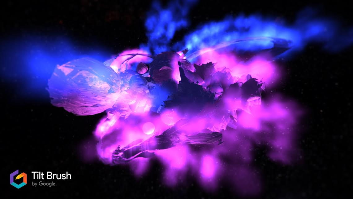 Google's Tilt Brush makes painting more like sculpting a 3D piece of art.