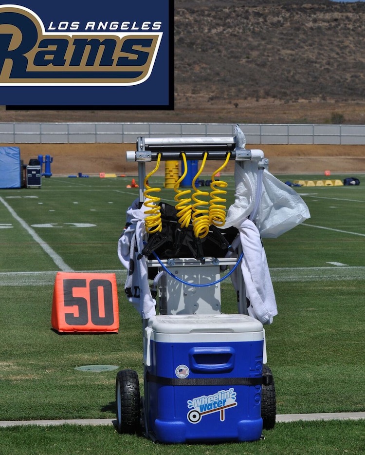Wheelin' Water recently sold to the Los Angeles Rams.