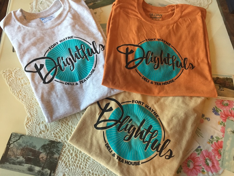 Delightfuls t-shirts will be available in the shop at 1932 S. Calhoun St.