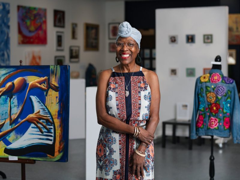 Clydia Early, owner of the BIPOCA Incubator and Gallery at 1619 S. Calhoun St.