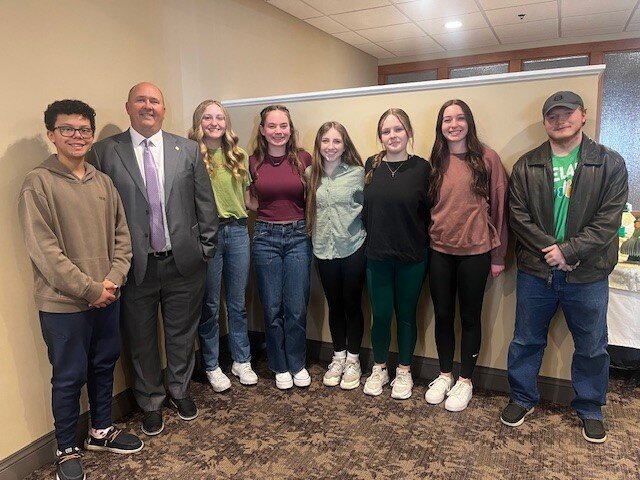 The Mayor's Youth Council with Decatur Mayor Dan Rickord